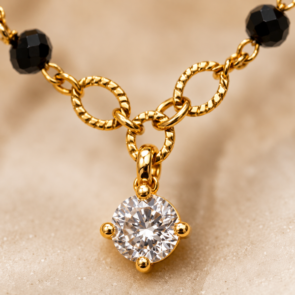 Lunara Solitaire Bloom Mangalsutra