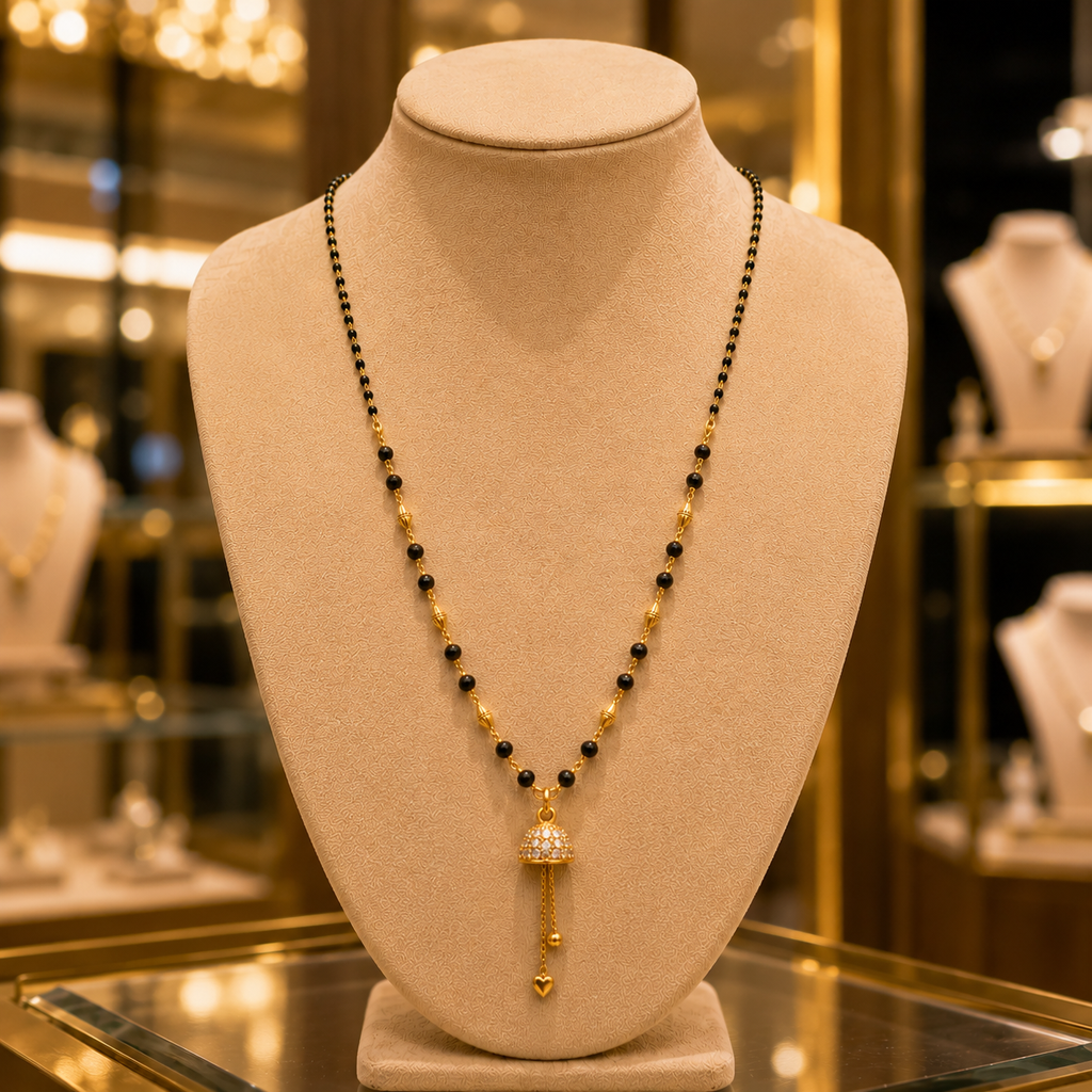 Miraya Bell Charm Mangalsutra