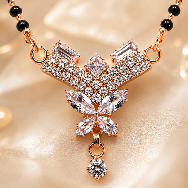Aveline Crystal Bloom Mangalsutra