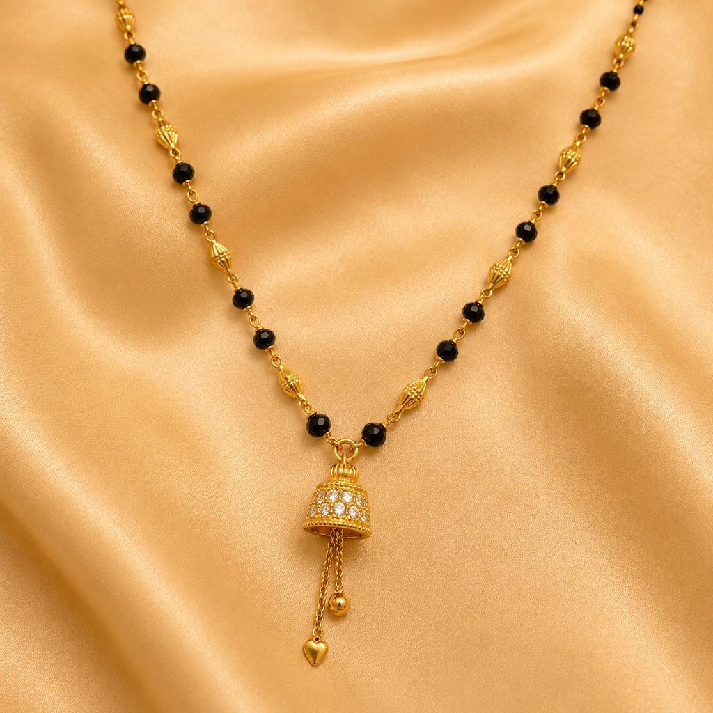 Miraya Bell Charm Mangalsutra