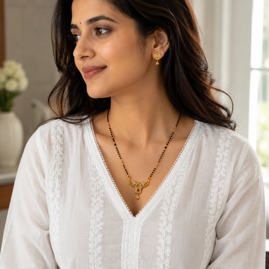 Zivara Royal Lock Mangalsutra