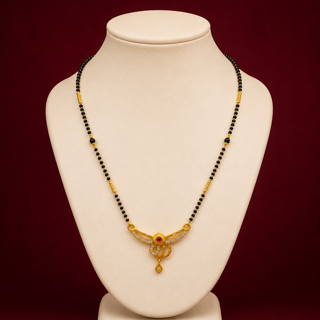 Zehara Ruby Wings Mangalsutra