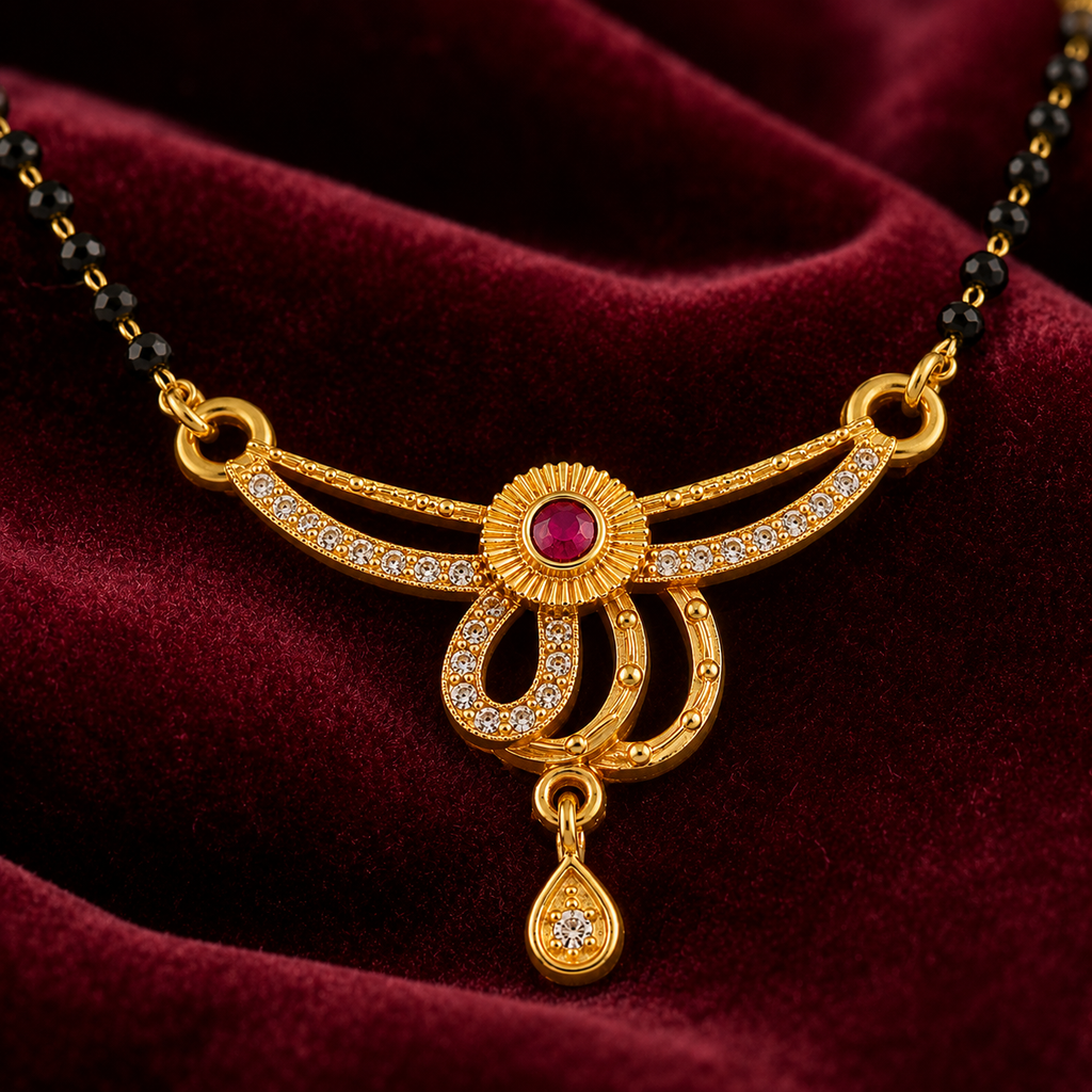 Zehara Ruby Wings Mangalsutra